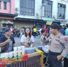 Polsek Batu Ampar Laksanakan  Pengamanan Bazar Bulan Suci Ramadhan 1444 H / 2023