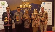 Slamet Efendi, Dirut Tirta Mulia Pemalang Mendapat Penghargaan TOP CEO BUMD 2023