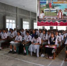 BPBD Toba Sosialisasi Menghadapi Bencana Gempa Bumi  Kepada Pelajar SMA