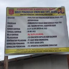 Kontraktor Abaikan K3 Dalam Proyek Pembangunan Masjid Sirah Kawasan Pasia Tiku Tanjung Mutiara Agam