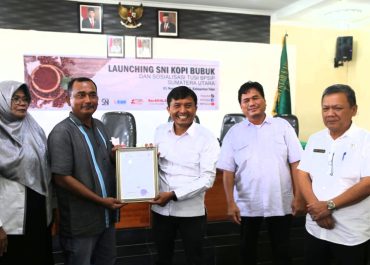 Wabup Toba Buka Launching SNI Kopi Bubuk dan Sosialisasi TUSI BPSIP Sumatera Utara