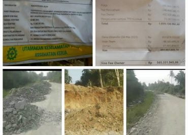 Ada Bagi-Bagi Kue di Proyek Rp 11 Miliar, Pekerjaan Rekonstruksi Jalan Di Kepulauan Mentawai?