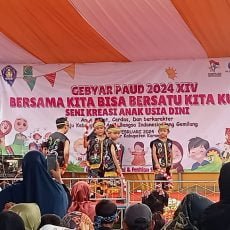 Acara Gebyar Paud ke-XIV Kabupaten Karawang Sukses