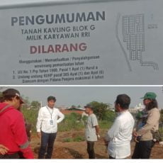 Penyerobotan Kavling RRI Blok G Depok Berlanjut Ke Polresta Metro