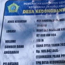 Kegiatan Pembangunan Plengsengan Desa Kedung Banteng Diduga Akal Akalan