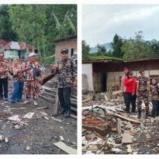 Aksi Sosial KB FKPPI PC 0306 Padang Pariaman dan PC Kota Pariaman Untuk Korban Banjir Lahar di Agam