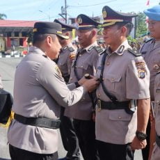 Jabatan 2 Kabag 5 Kapolsek Jajaran Polresta Deli Serdang di Serah Terimahkan