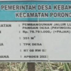 Ada Apa Inspektorat Dengan Pembangunan Jalan Paving di Desa Kebakalan ?