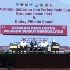 Forkopimda Sumut Laksanakan Dialog Bersama Insan Pers Untuk  Pilkada Damai