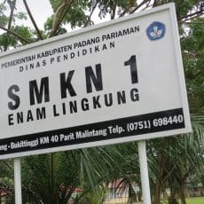 Dugaan Mark-up Anggaran Belanja Dana BOS SMKN 1 Enam Lingkung Dipertanyakan.