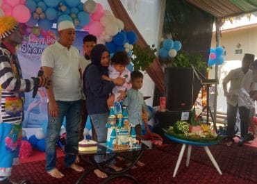 Acara Ultah 3 Tahun Putri Kades Cikasungka Penuh Sukacita