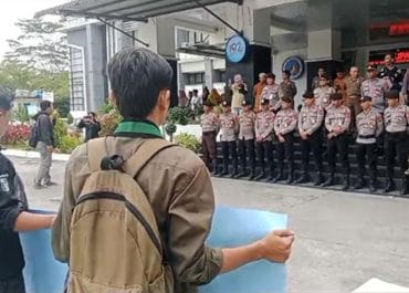 Himpunan Mahasiswa Islam Demo Kantor Bupati Padang Pariaman, Desak Sejumlah Kasus