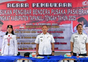 Wakil Bupati Tapteng Buka Seleksi Paskibraka Tingkat Tapteng Tahun 2025