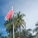 Kades Pasar Terandam Barus TapTeng Lecehkan Bendera Merah Putih