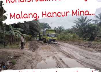 Jalan Rusak Berat Akibat Kendaraan Angkutan Batu Bara PT. Global di Provinsi Riau