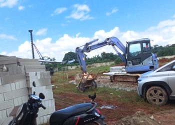 Proyek Bangunan Diduga Ilegal Berdiri di Kutruk Jambe