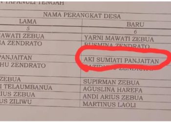 Aki Panjaitan Tenaga Honor di Dua Pemerintahan di Tapteng, Koh Bisa?