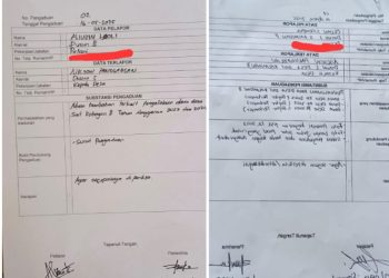 Dugaan Korupsi Dana Desa, Warga Siat Kalangan II Laporkan Kades ke Inspektorat Tapteng
