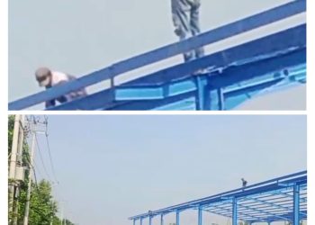 Bangunan Gedung Industri di Kampung Muncung Diduga Tanpa IMB