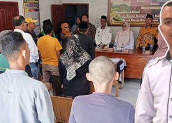 Pelantikan Perangkat Nagari Sungai Buluah Selatan Menyisahkan Cerita Pelanggaran?