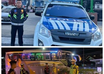 Polres Sawahlunto Kawal Kepulangan Jemaah Haji Tahun 2025