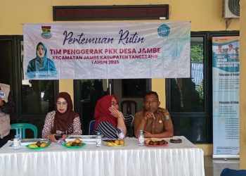 Tim Penggerak PKK Desa Jambe Tangerang Latihan Digitalisasi UMKM