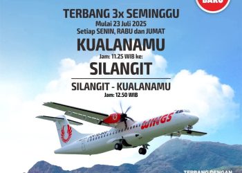 Kabar Gembira Dari Penerbangan Silangit -Kualanamu Dibuka