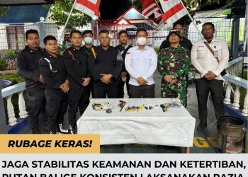 Kepala Rutan Kelas IIB Balige Razia Benda Terlarang