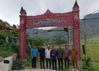 PT Garuda Indonesia (Persero) Tbk Kunjungan di Lumban Raja Dogor Pandjaitan