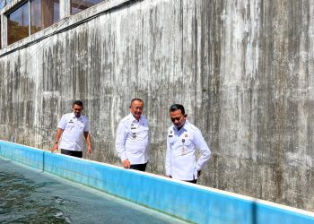 Kalapas Kontrol Ketahanan Pangan di Area Brandgang Lapas Idi