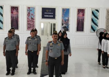 Lapas Kelas IIA Banda Aceh Ikuti Apel Bersama di Lingkungan Kementerian Hukum dan HAM