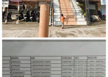 Diduga Ada Konflik Kepentingan Pendamping PKH Istri Wali Korong