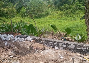 Pekerjaan TPT di Desa Pete Diduga Abaikan K3 dan Tanpa Plang Proyek ‎