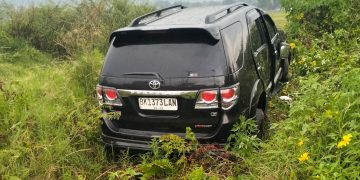 Fortuner Tabrak Pesepeda Motor  Hingga Meninggal di Toba