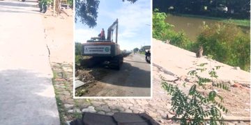 PJT  II Unit Wilayah II Rengasdengklok Normalisasi Saluran Induk B.TUB 4-5 Dengan Kondusif