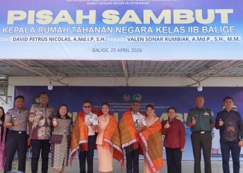 Acara Pisah-Sambut Kepala Rutan Kelas II Balige