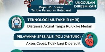 Di RSUD Tarutung Telah Buka Poli Jantung dan Unit Diklat, Siap Jadi RS Rujukan