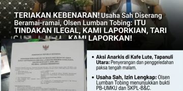 Pelaku Penyerangan Terhadap Kafe Lute di Taput Akan di Laporkan