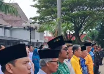 DPRD Kabupaten Karawang Hadiri Upacara Harkitnas Ke-118 di Plaza Pemda