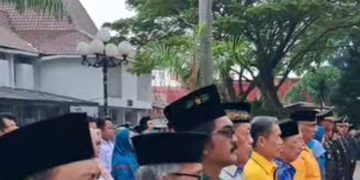 DPRD Kabupaten Karawang Hadiri Upacara Harkitnas Ke-118 di Plaza Pemda