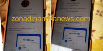 Terbongkar Bukti Transaksi Dari Pemilik Tambang Ilegal di Madina ke Oknum TNI