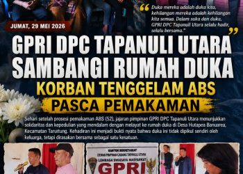 GPRI DPC Taput Sambangi Rumah Duka Korban Tenggelam ABS Pasca Pemakaman