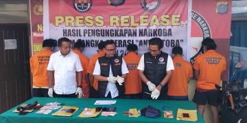 Komitmen Berantas Narkoba, Polres Taput Ungkap 9 Kasus