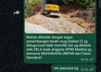Polres Madina Diduga Biarkan Aktivitas PETI
