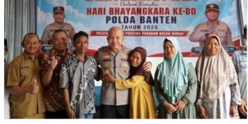 Polda Banten Bangun Rumah Layak Huni Bagi Warga